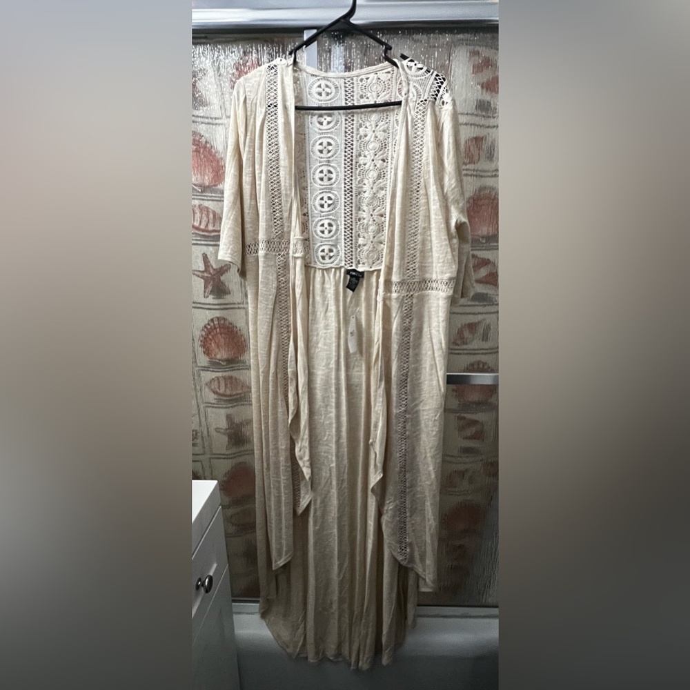 NWT XL Rue21 longline shortsleeve cardigan
